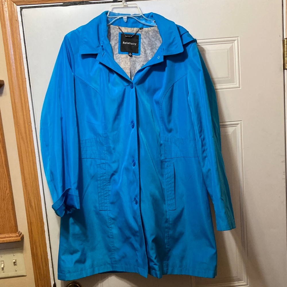 Relativity Bright Turquoise Coat‎ XL